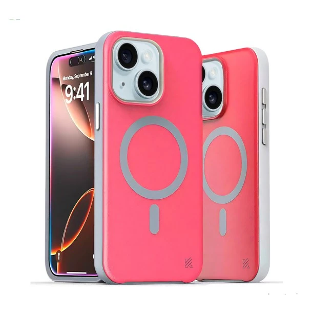 iPhone 15 MagArmour Pink Hybrid Case
