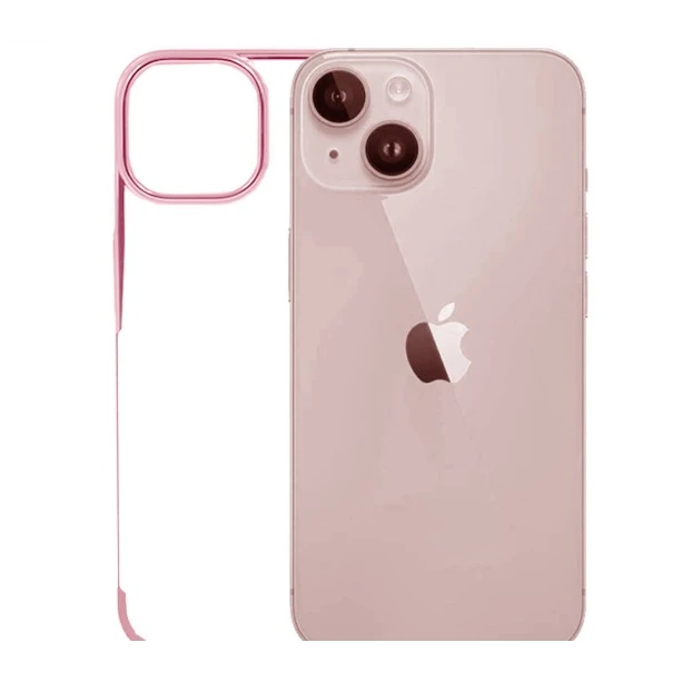 iPhone 15 Noble Pink Transparent Case