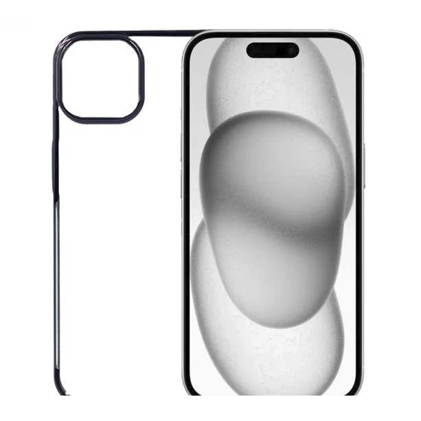 iPhone 15 Plus Noble Black Transparent Case