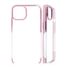 iPhone 15 Plus Noble Pink Transparent Case – Shockproof Back Cover