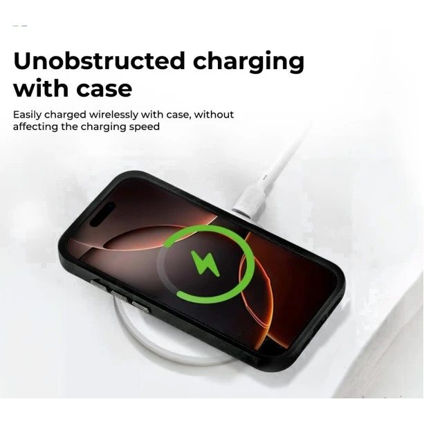 iPhone 15 Plus MagArmour Black Hybrid Case – Grip & Gloss