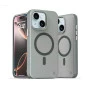 iPhone 15 Plus MagArmour Grey Hybrid Case – Grip & Gloss