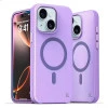 iPhone 15 Plus MagArmour Hybrid Case – Purple Grip & Gloss
