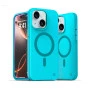 iPhone 15 Plus MagArmour Blue Hybrid Case – Grip & Gloss