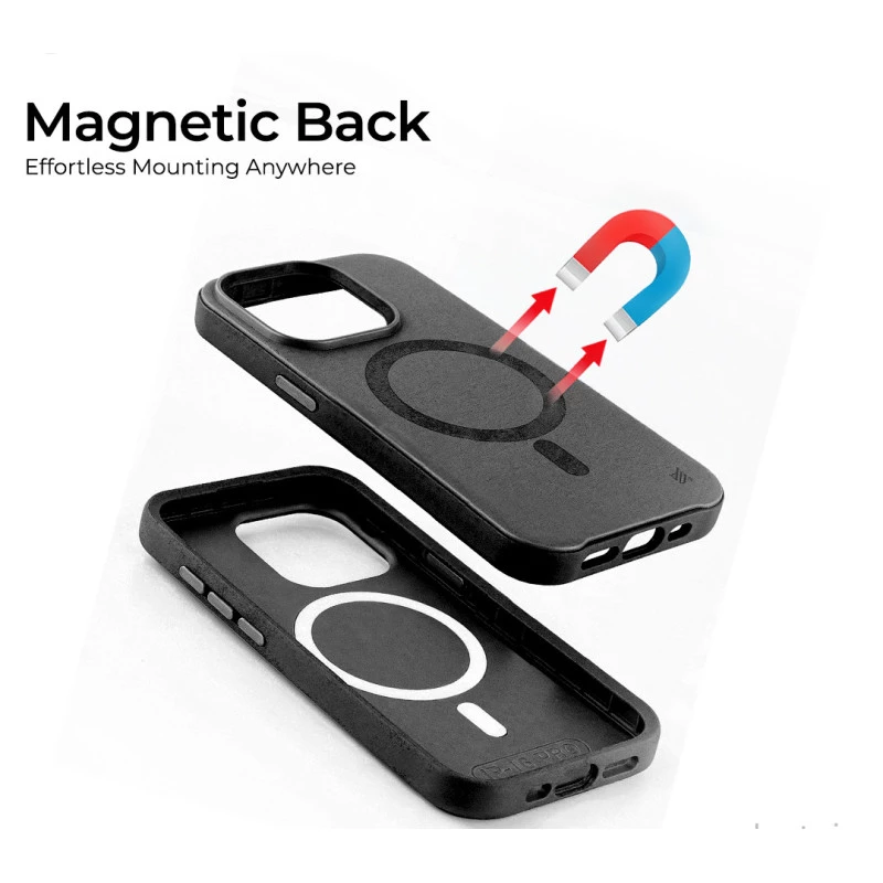 iPhone 15 Plus MagArmour Black Hybrid Case – Grip & Gloss