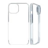 iPhone 15 Plus Transparent Case – Noble Silver Shockproof Cover