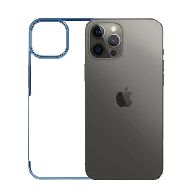 iPhone 15 Pro Noble Dark Blue Transparent Case