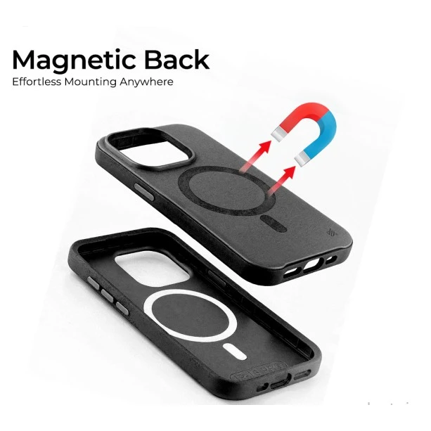 iPhone 15 Pro MagArmour Black Hybrid Case – Grip & Gloss