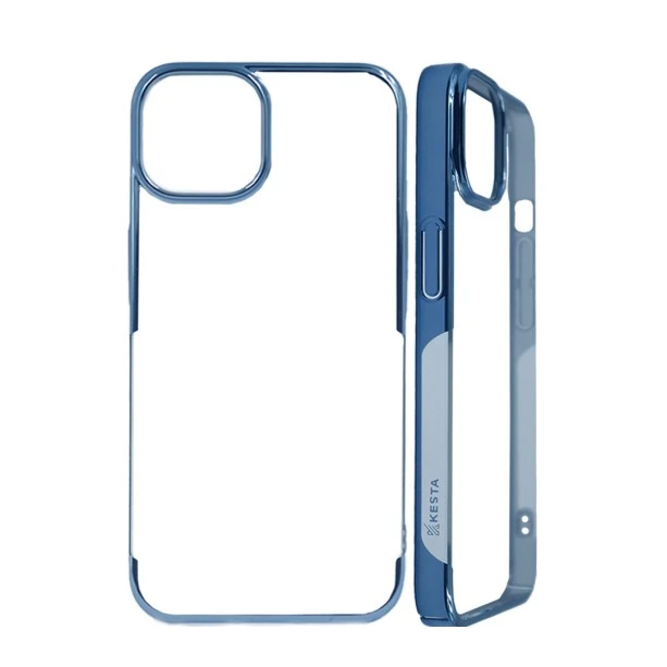 iPhone 15 Pro Noble Dark Blue Transparent Case