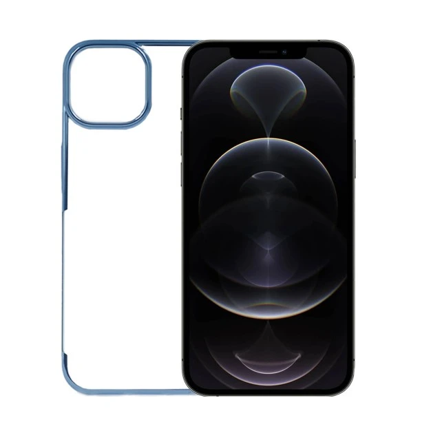 iPhone 15 Pro Noble Dark Blue Transparent Case