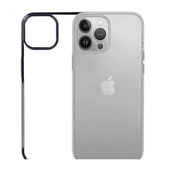 iPhone 15 Pro Max Noble Black Transparent Case | Shockproof Protective Back Cover