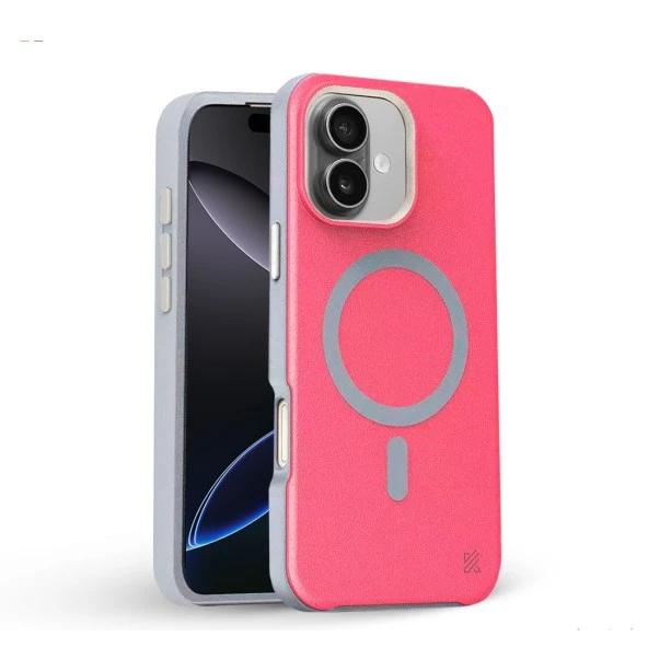 iPhone 16 MagArmour Hybrid Case – Pink