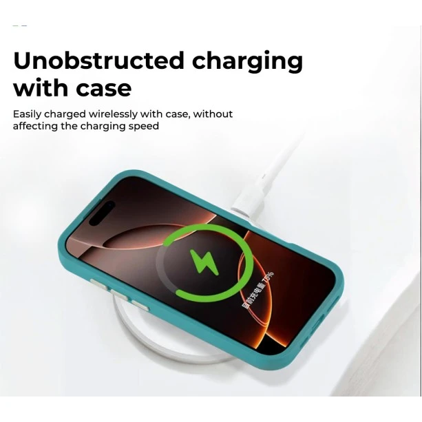 iPhone 16 MagArmour Blue Hybrid Case