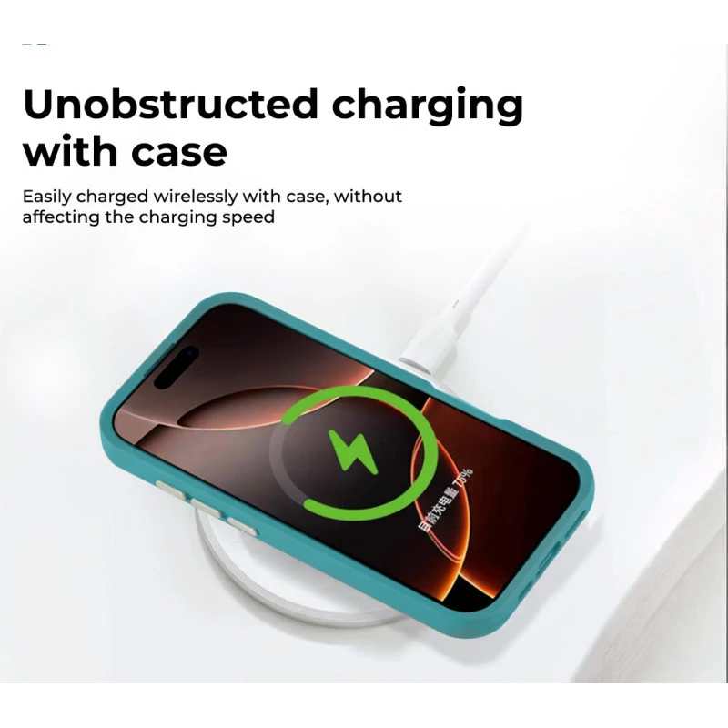 iPhone 16 MagArmour Blue Hybrid Case