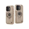 iPhone 16 Leather Case with Magnetic Ring Holder – Desert Classy Elite