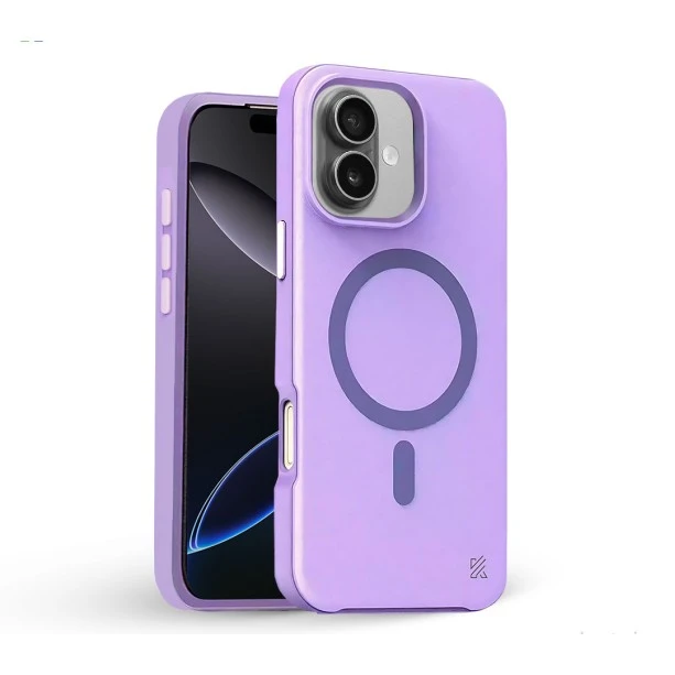 iPhone 16 MagArmour Purple Hybrid Case