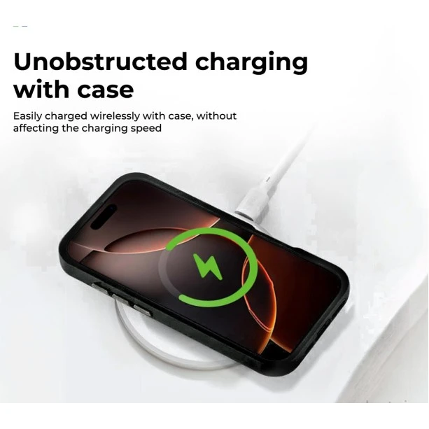 iPhone 16 MagArmour Black Hybrid Case