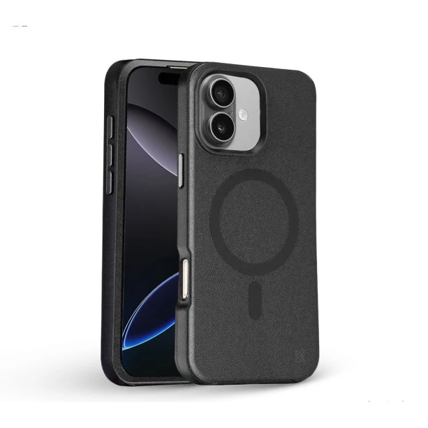 iPhone 16 MagArmour Black Hybrid Case