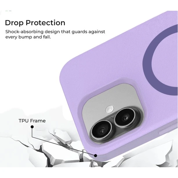 iPhone 16 MagArmour Purple Hybrid Case
