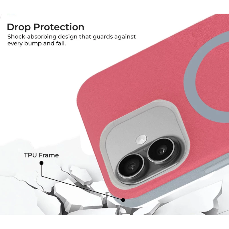 iPhone 16 MagArmour Hybrid Case – Pink