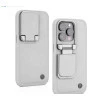 iPhone 16 Pro Leather Case – Elegant Titanium Finish, Shockproof Cover