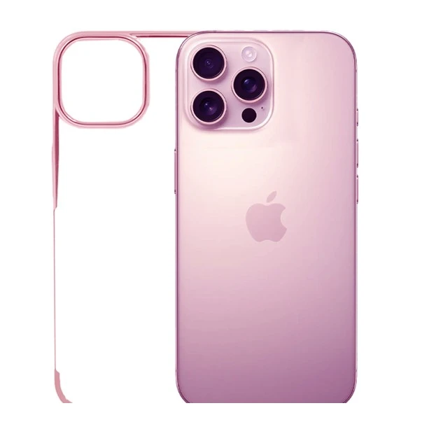 iPhone 16 Pro Noble Pink Transparent Case – Stylish & Protective Cover