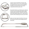 iPhone 16 Pro Transparent Case – Noble Titanium Shockproof Back Cover