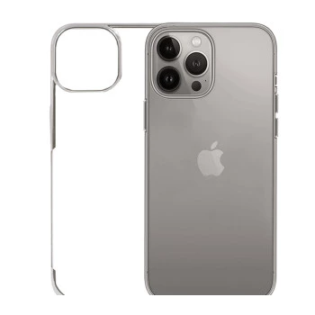 iPhone 16 Pro Transparent Case – Noble Titanium Shockproof Back Cover