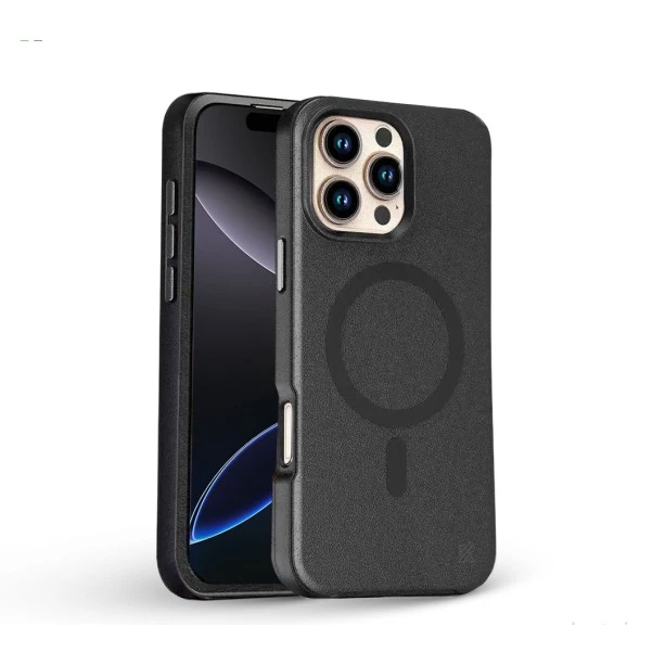 iPhone 16 Pro MagArmour Black Hybrid Case – Shockproof Grip Cover