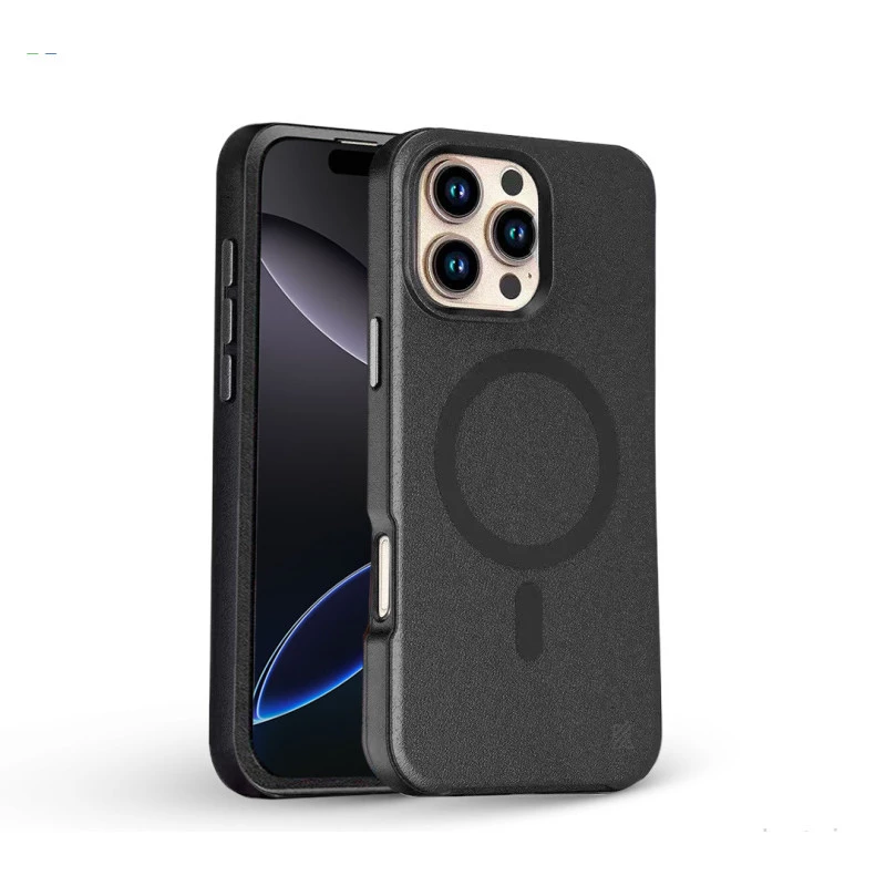 iPhone 16 Pro MagArmour Black Hybrid Case – Shockproof Grip Cover