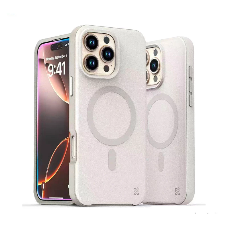 iPhone 16 Pro MagArmour Hybrid Case – Desert Grip & Gloss