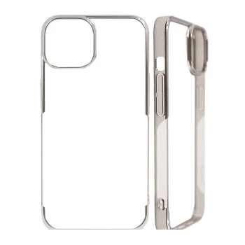 iPhone 16 Pro Transparent Case – Noble Titanium Shockproof Back Cover