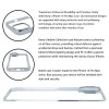iPhone 16 Pro Max Transparent Case – Noble Silver Shockproof Back Cover