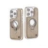 iPhone 16 Pro Max Desert Leather Case with Magnetic Ring Holder
