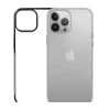 iPhone 16 Pro Max Black Transparent Case with Camera Protection