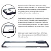 iPhone 16 Pro Max Black Transparent Case with Camera Protection