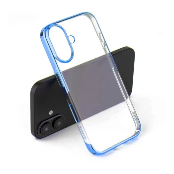 iPhone 17 Blue Noble Transparent Case