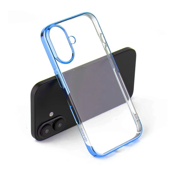 iPhone 17 Blue Noble Transparent Case