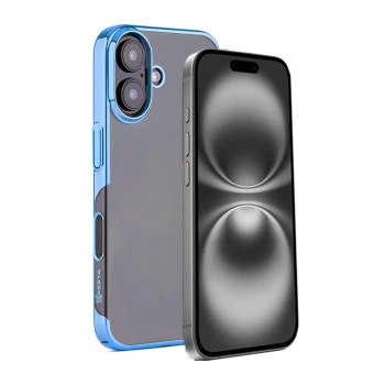 iPhone 17 Blue Noble Transparent Case