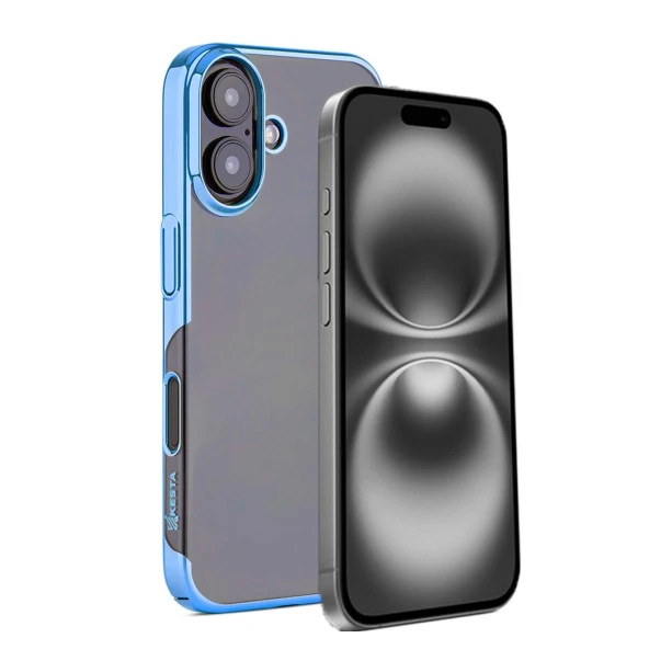 iPhone 17 Blue Noble Transparent Case