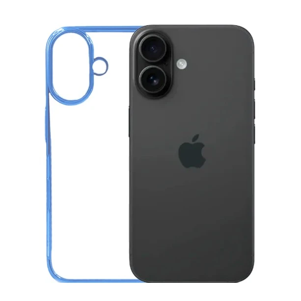 iPhone 17 Blue Noble Transparent Case