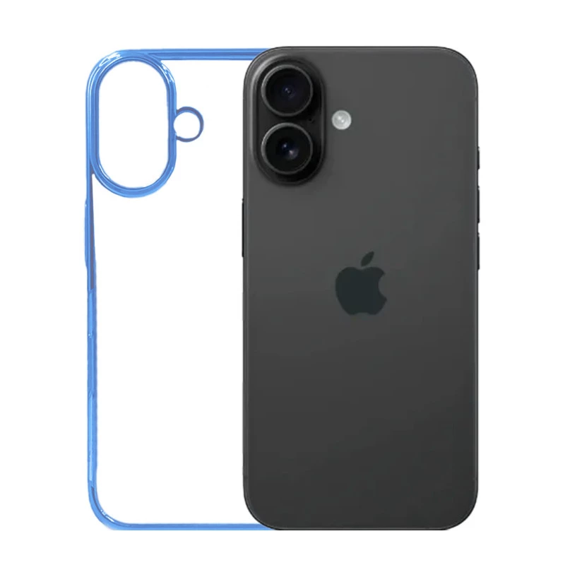 iPhone 17 Blue Noble Transparent Case