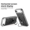 iPhone 17 Air Black Leather MagSafe Case – Slim Shockproof Cover