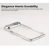 iPhone 17 Transparent Silver Air Cover – Slim & Shockproof
