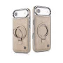iPhone 17 Air Desert Leather Case with Ring Holder – Slim Protective Cover