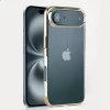 iPhone 17 Air Transparent Gold Case – Slim Shockproof Cover