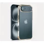 iPhone 17 Air Transparent Gold Case – Slim Shockproof Cover