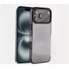 iPhone 17 Pro Transparent Black Shockproof Case – Slim Anti-Yellowing Cover