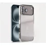 iPhone 17 Pro Transparent Silver Cover | Slim Shockproof Anti-Yellowing Case