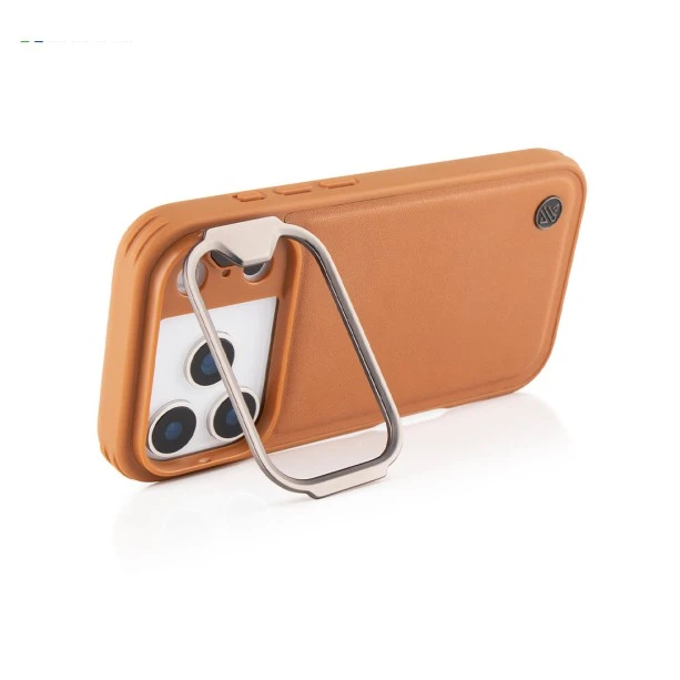 iPhone 17 Pro Max Brown Leather Case – Elegant Eco-Friendly Protective Cover